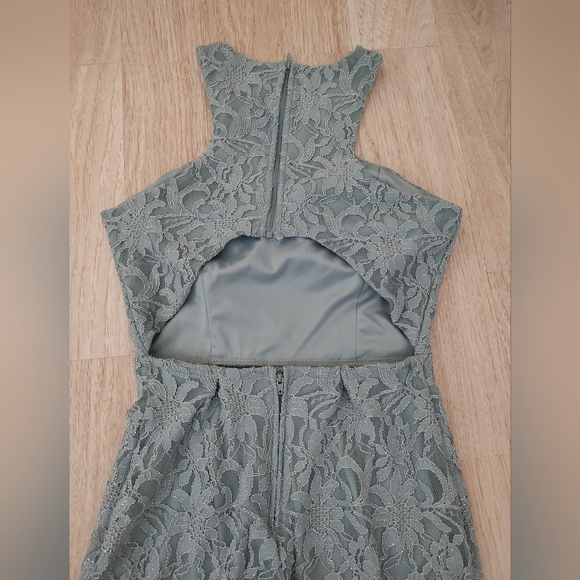 City Studio cocktail cutout sparkly evening dress - Picture 5 of 6